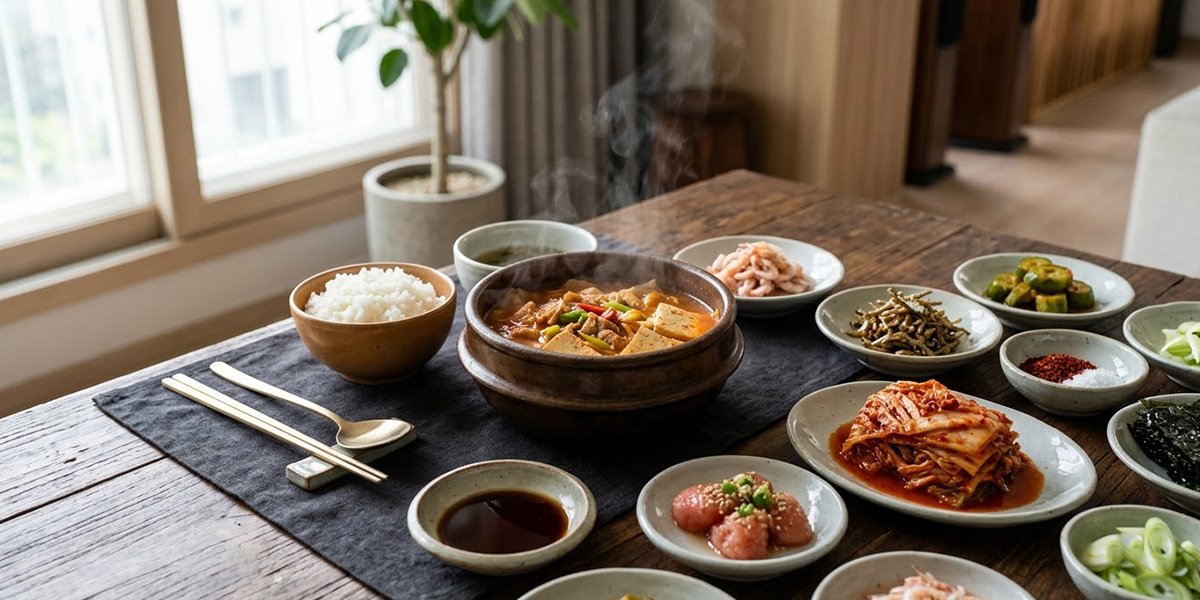 찌개와 젓갈 등 나트륨 함량이 높아질 수 있는 한국 음식