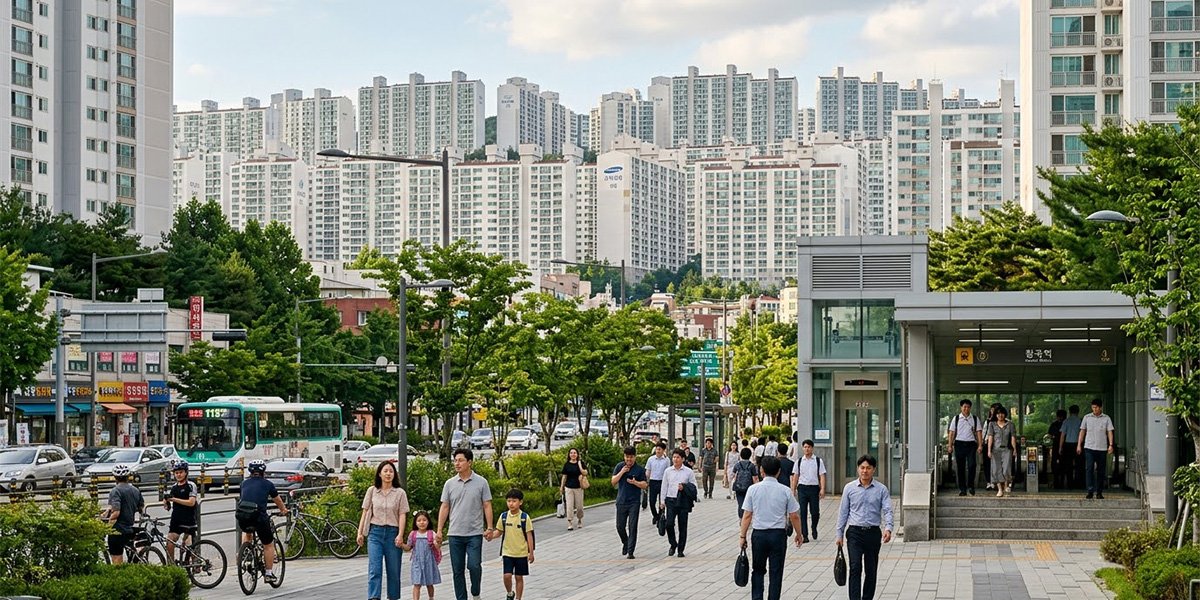 노원·도봉·강북 등 서울 외곽 아파트 단지의 실수요 중심 시장을 표현한 모습
