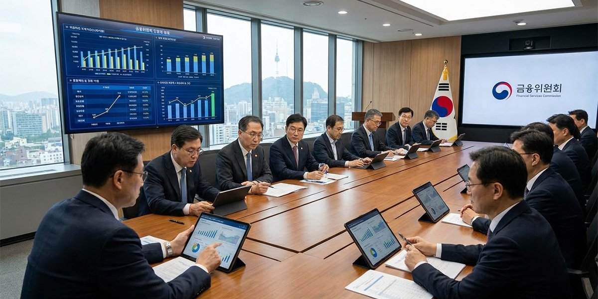 금융 다크패턴 근절을 위해 점검 회의를 진행하는 금융당국 관계자들